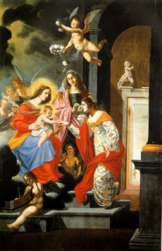 Nozze Mistiche di S. Caterina, S. Maria Maddalena