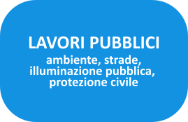 LAVORI PUBBLICI: ambiente, strade, illuminazione pubblica, protezione civile